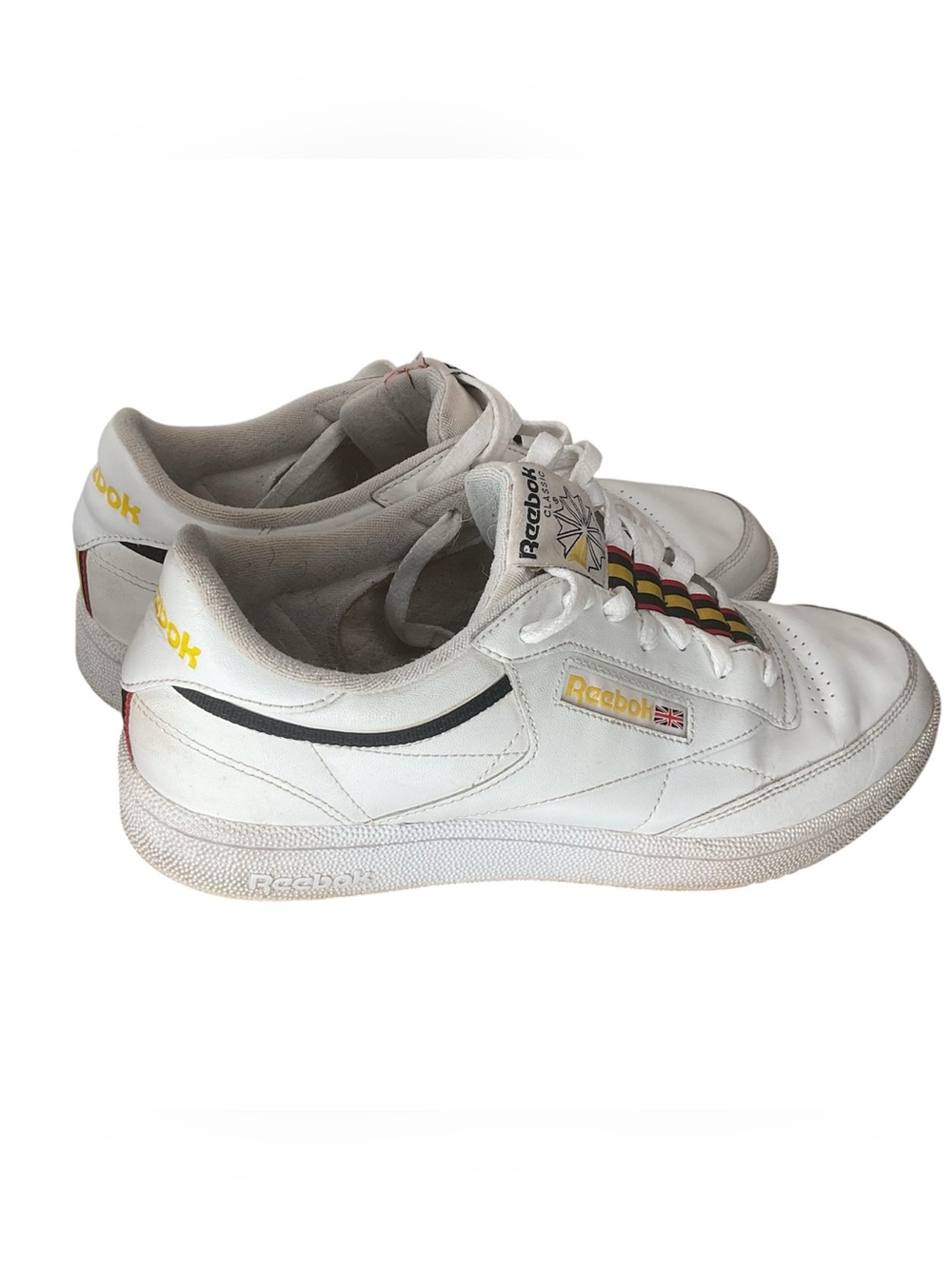 Reebok Club C 85 sneakers are a low-top lifestyle shoe size 10.5